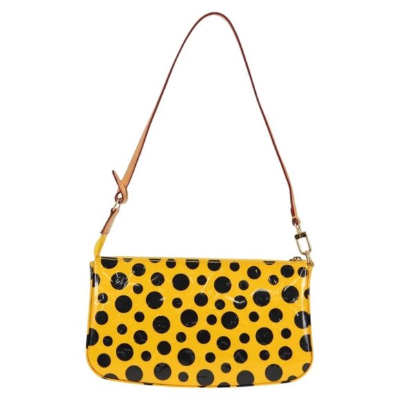 LOUIS VUITTON Vernis Yayoi Kusama Pochette Accessoires Jaune - Picture 3 of 15
